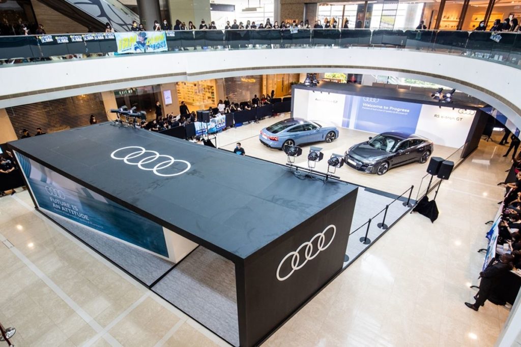 奧迪e-tron GT電動四門轎跑車在港推出