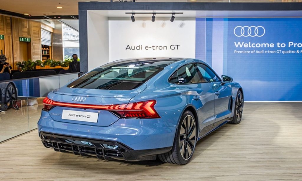 奧迪e-tron GT電動四門轎跑車在港推出