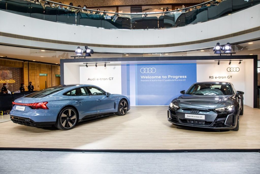 奧迪e-tron GT電動四門轎跑車在港推出