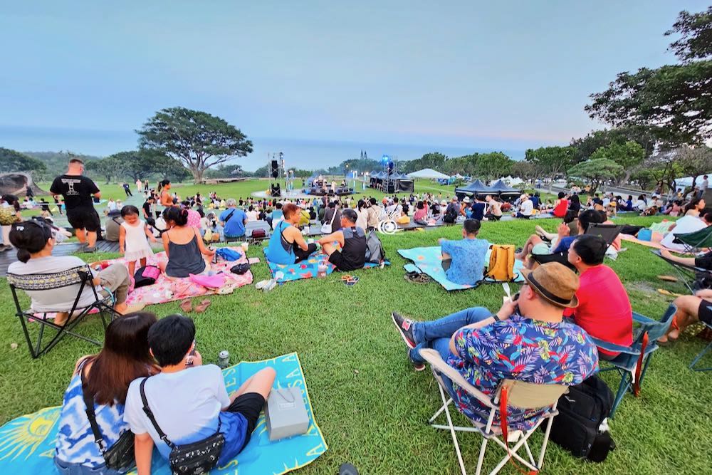 月光。海音樂會 --- 台東海邊的相約