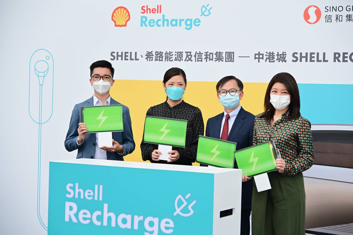 油公司Shell加入發展電動車充電站