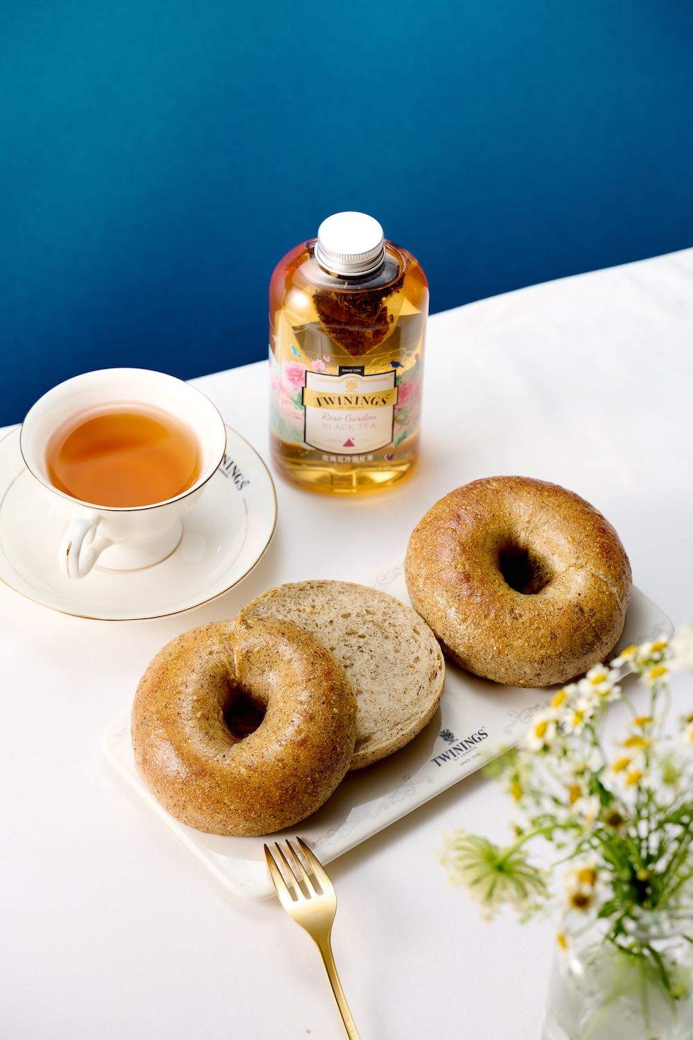 英式伯爵茶檸檬燕麥奶貝果