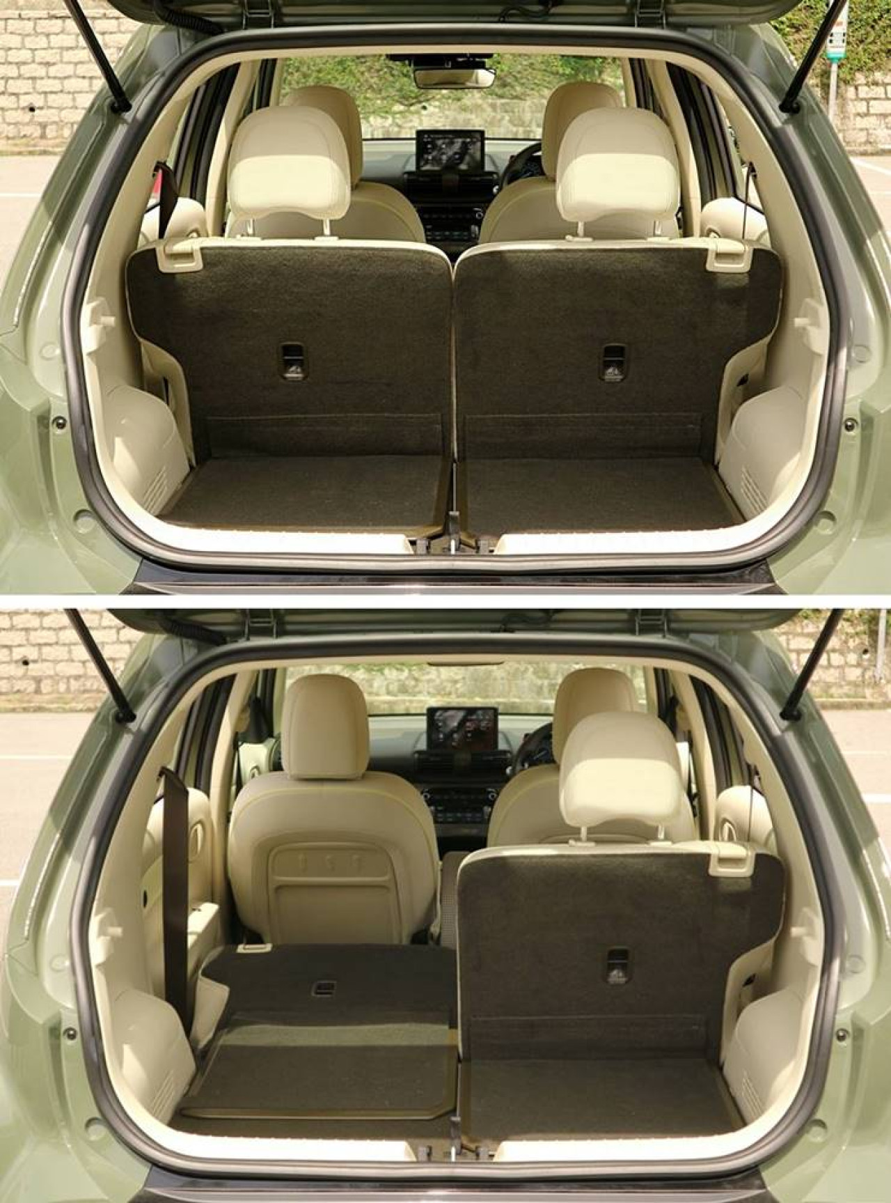 行李艙容量為280L，可趟平兩邊後座來增加容量。