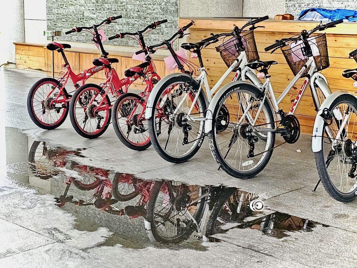 酒店有不同款式單車可借，在附近兜吓圈又得，踩去花蓮市區玩都得
