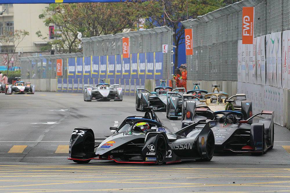 ?在雨中... 電爆中環 - 2019 HKT Formula E Hongkong e-Prix