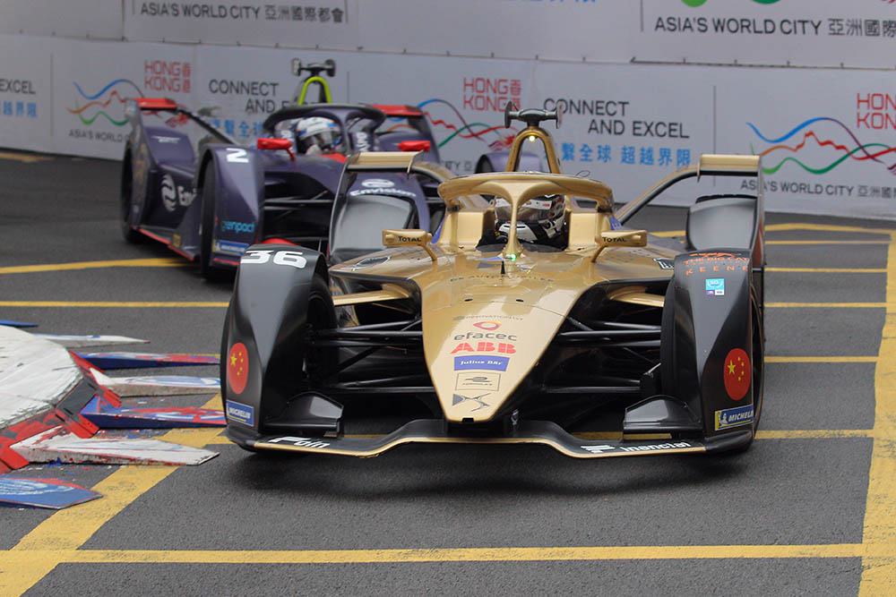 ?在雨中... 電爆中環 - 2019 HKT Formula E Hongkong e-Prix