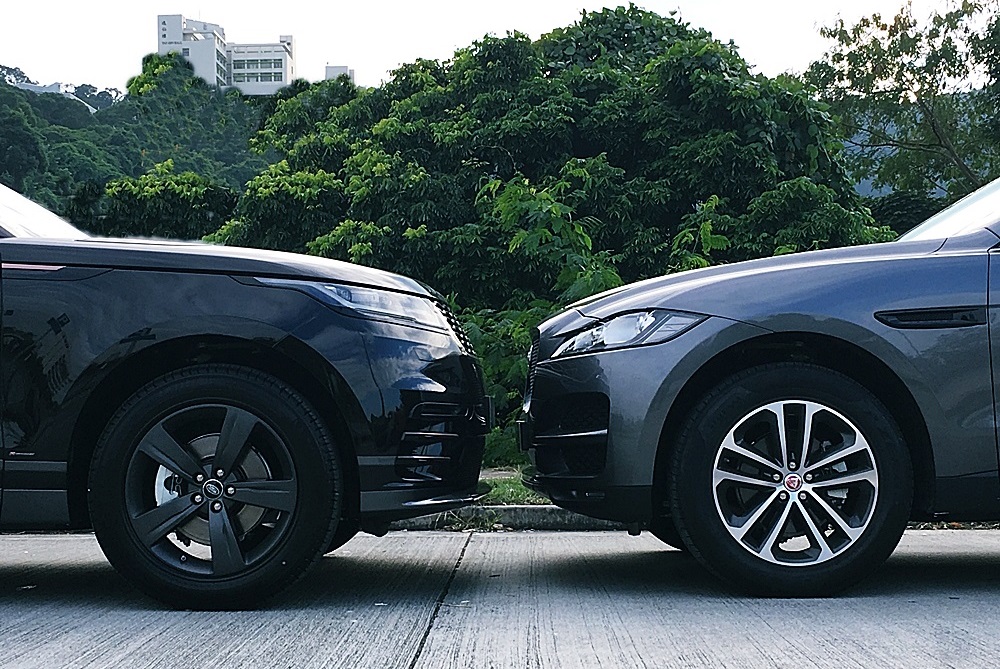 Jaguar F-Pace vs Range Rover Velar